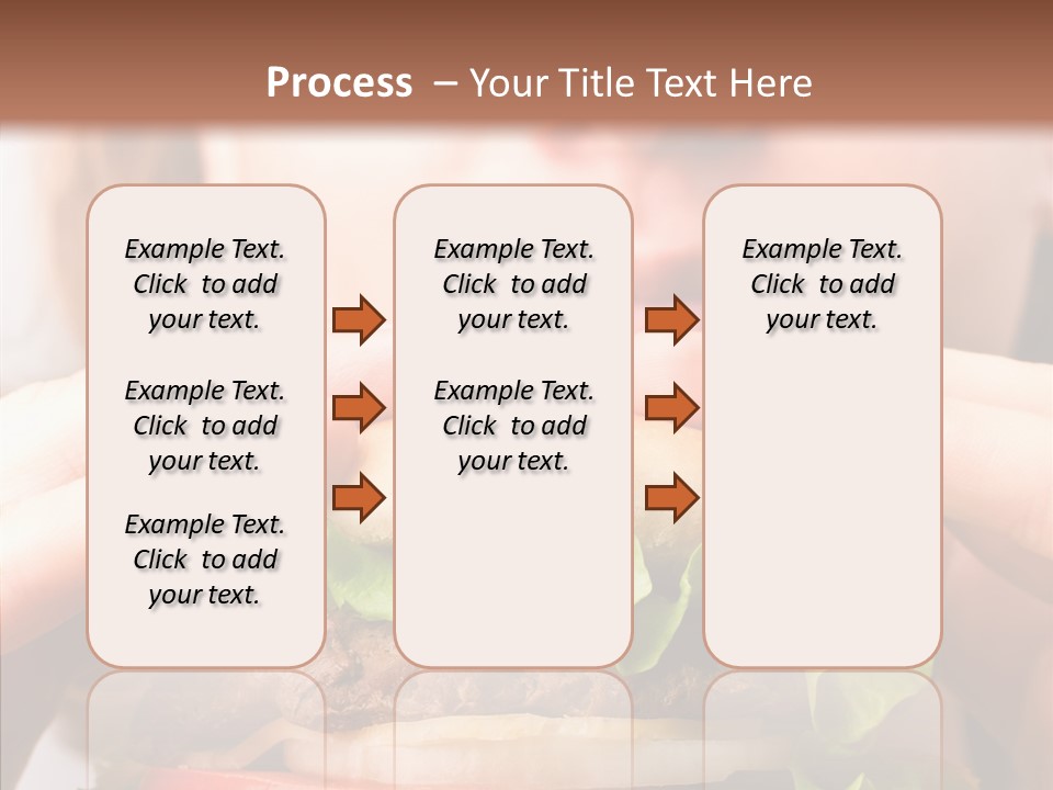 Red Hamburger Unhealthy PowerPoint Template
