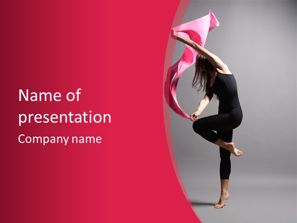 Aerobics Motion Beautiful PowerPoint Template