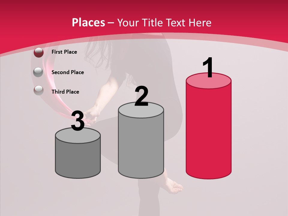 Aerobics Motion Beautiful PowerPoint Template