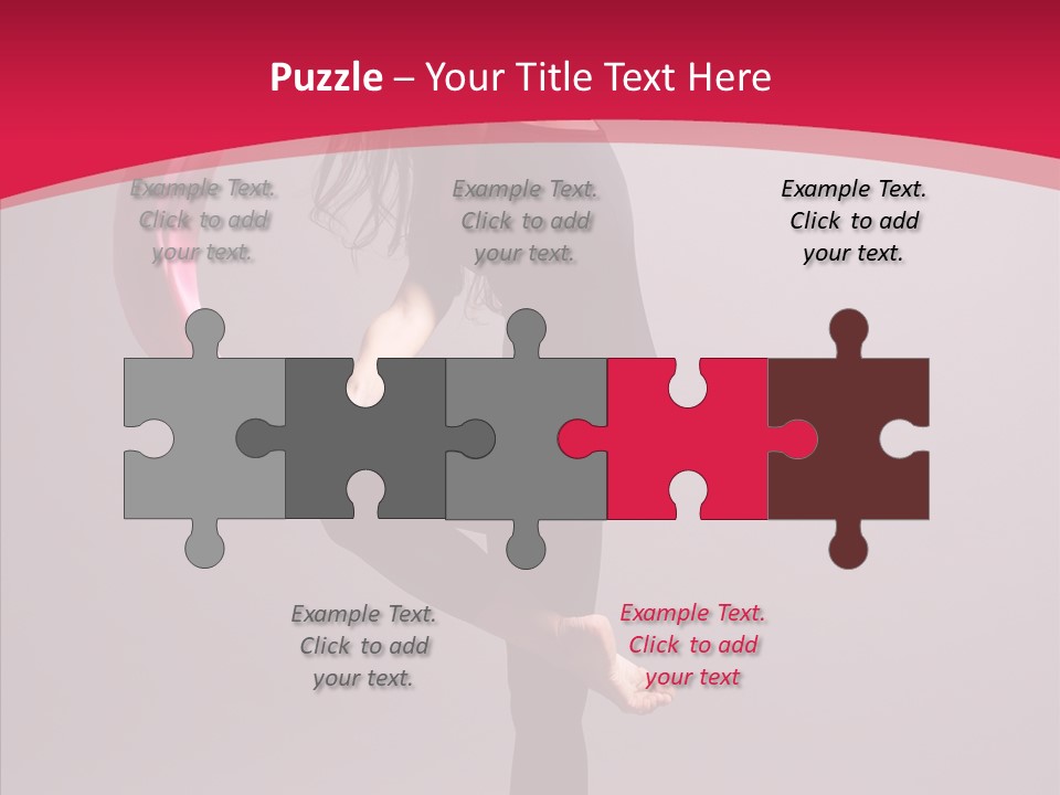 Aerobics Motion Beautiful PowerPoint Template