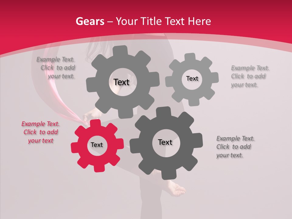 Aerobics Motion Beautiful PowerPoint Template