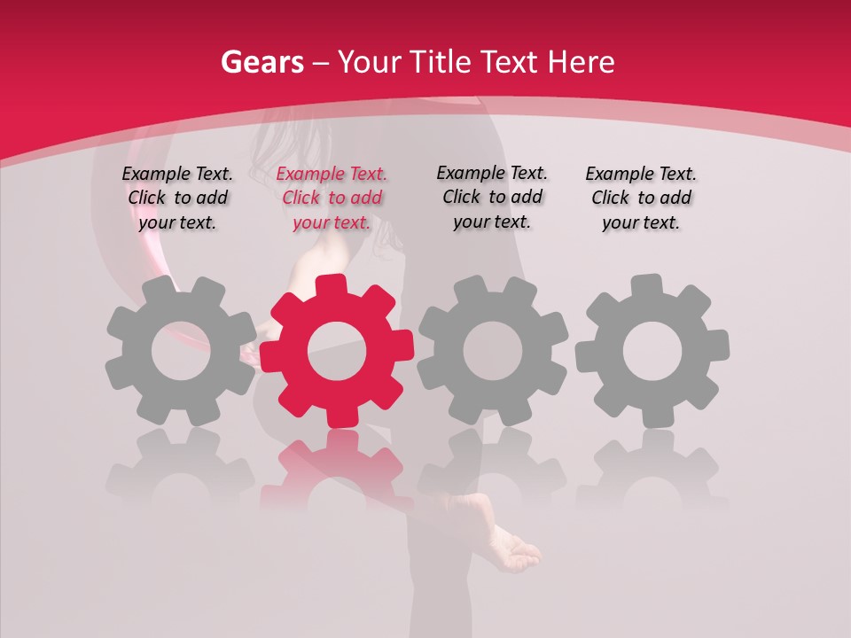 Aerobics Motion Beautiful PowerPoint Template