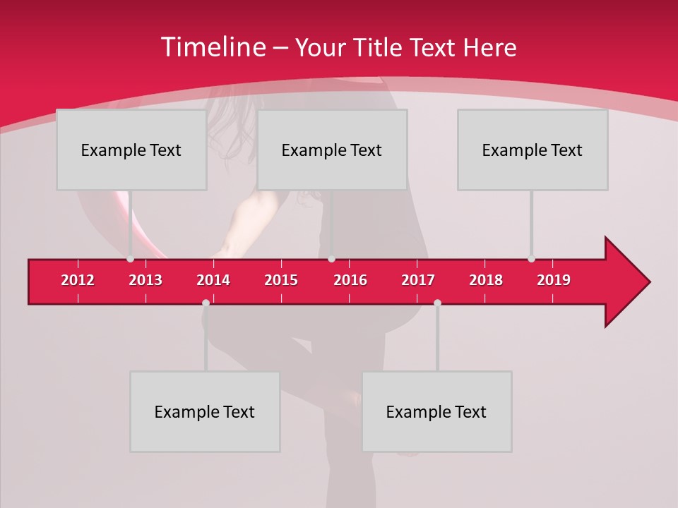 Aerobics Motion Beautiful PowerPoint Template