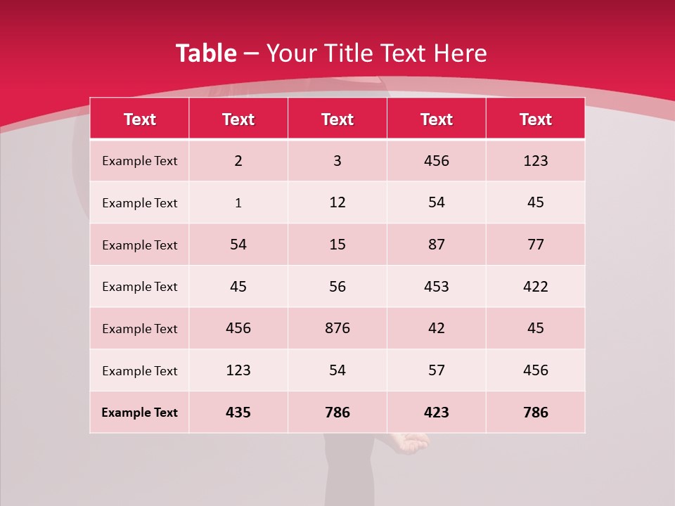 Aerobics Motion Beautiful PowerPoint Template