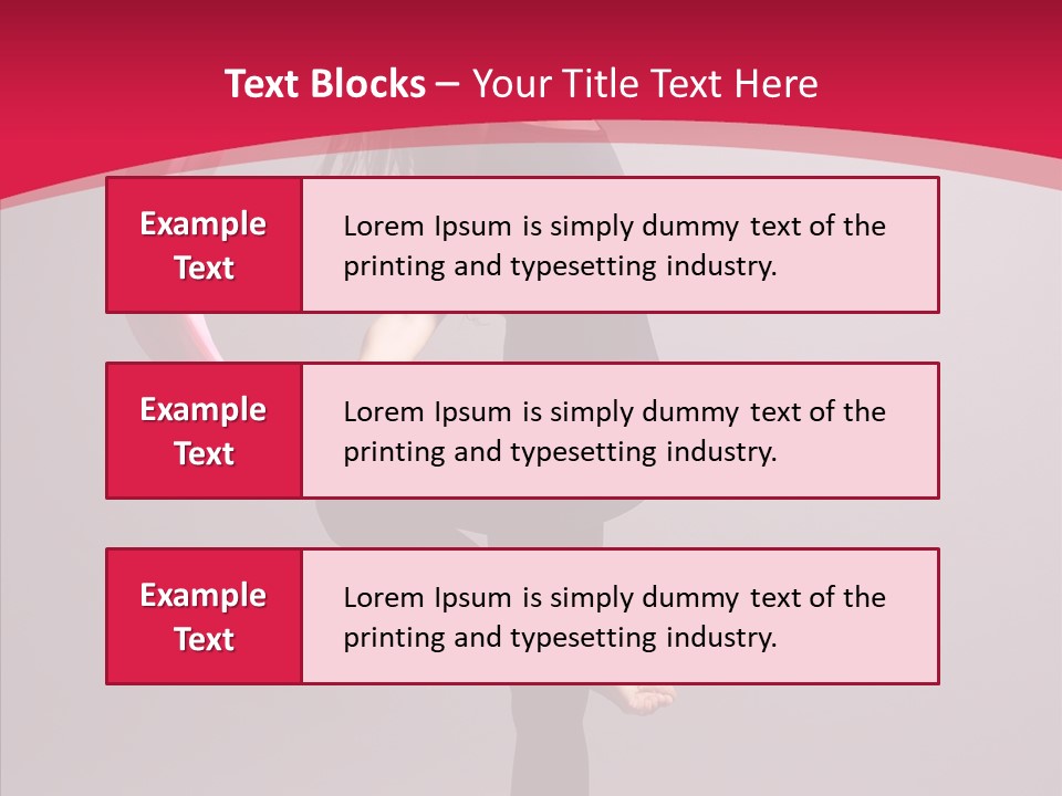Aerobics Motion Beautiful PowerPoint Template