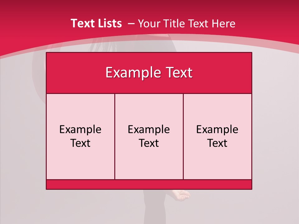 Aerobics Motion Beautiful PowerPoint Template