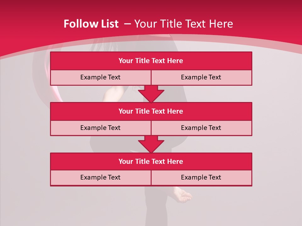 Aerobics Motion Beautiful PowerPoint Template