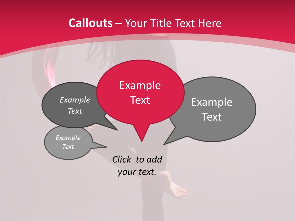 Aerobics Motion Beautiful PowerPoint Template