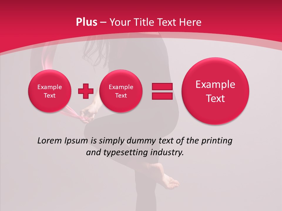 Aerobics Motion Beautiful PowerPoint Template