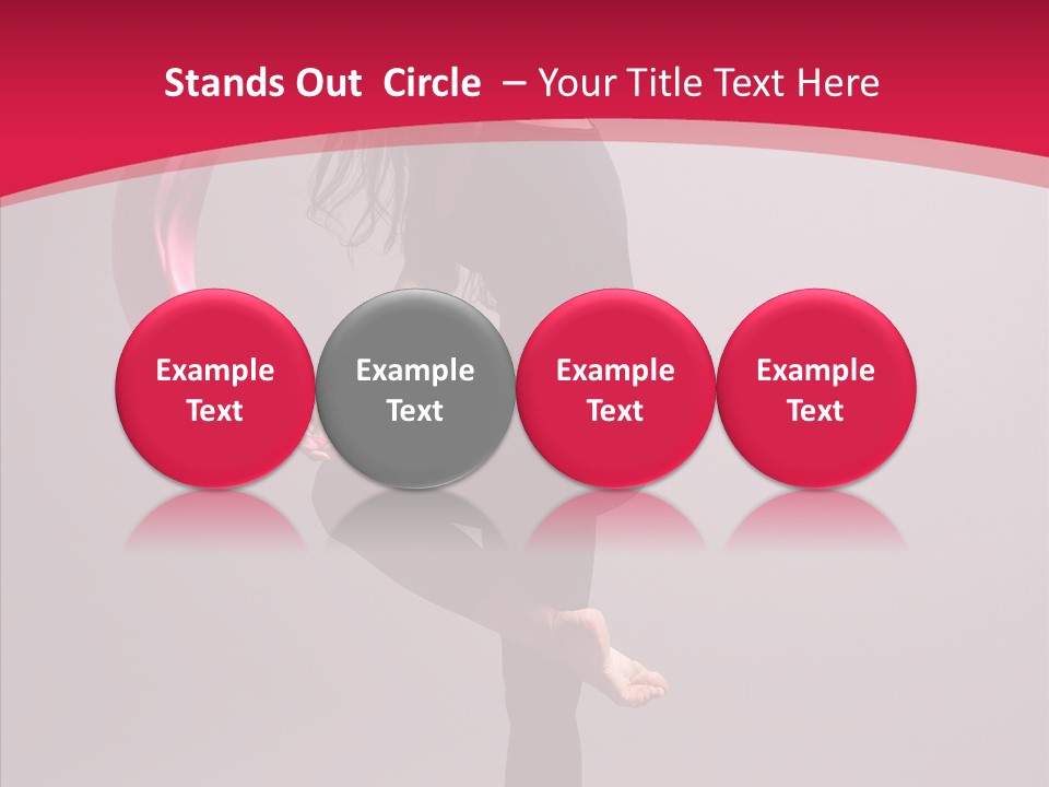 Aerobics Motion Beautiful PowerPoint Template