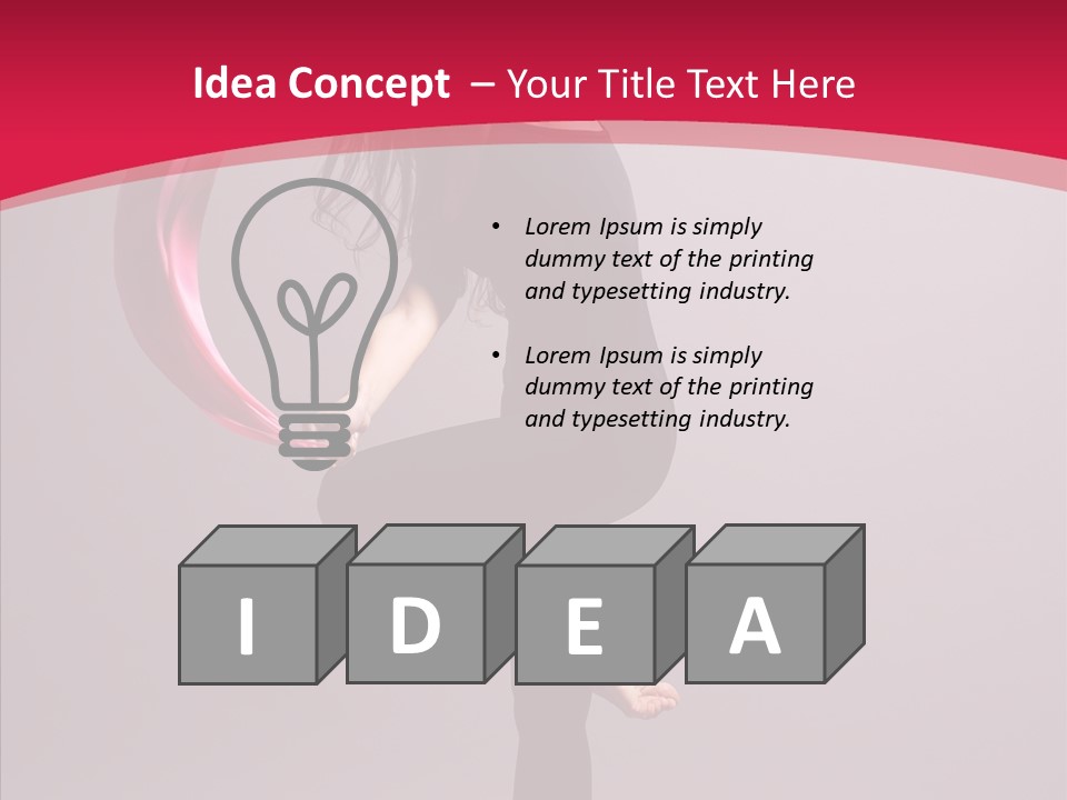 Aerobics Motion Beautiful PowerPoint Template