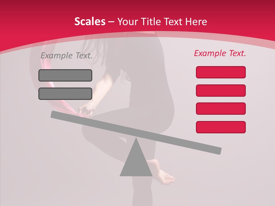 Aerobics Motion Beautiful PowerPoint Template