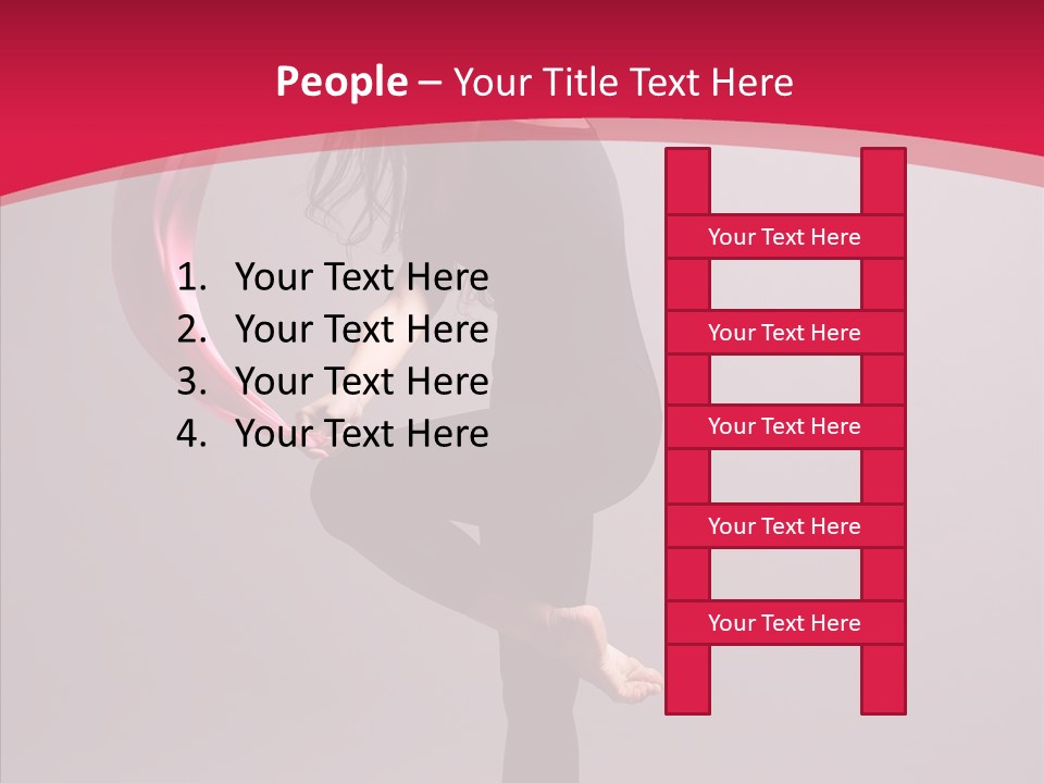 Aerobics Motion Beautiful PowerPoint Template