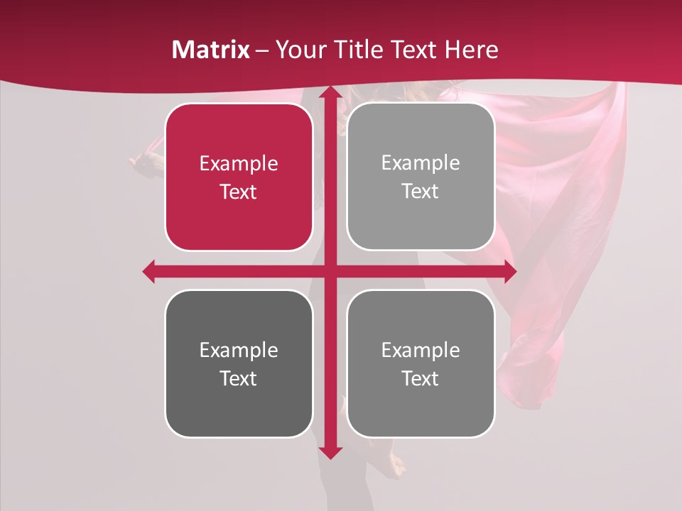Fabric Balance Jump PowerPoint Template