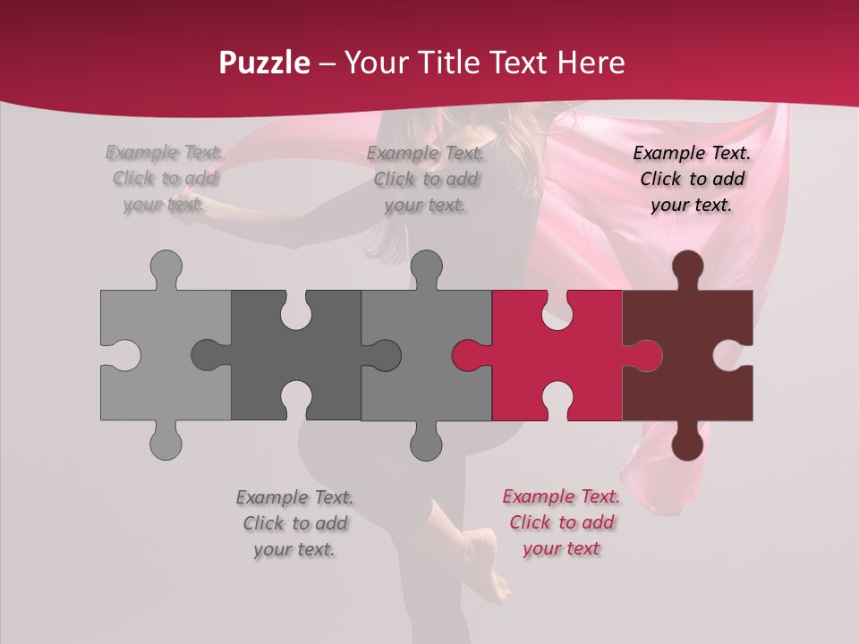 Fabric Balance Jump PowerPoint Template