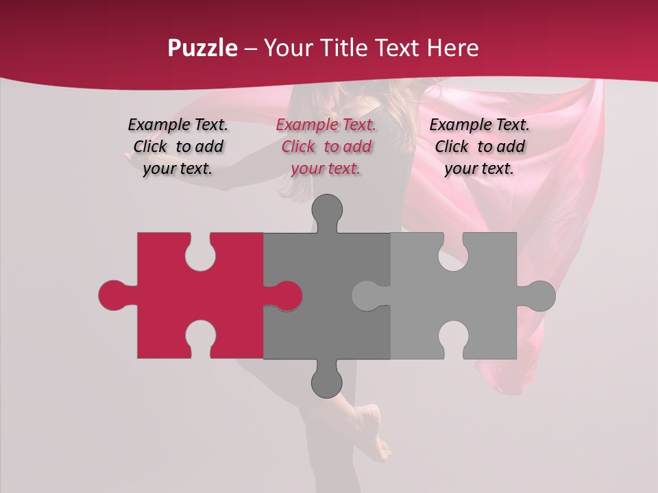 Fabric Balance Jump PowerPoint Template