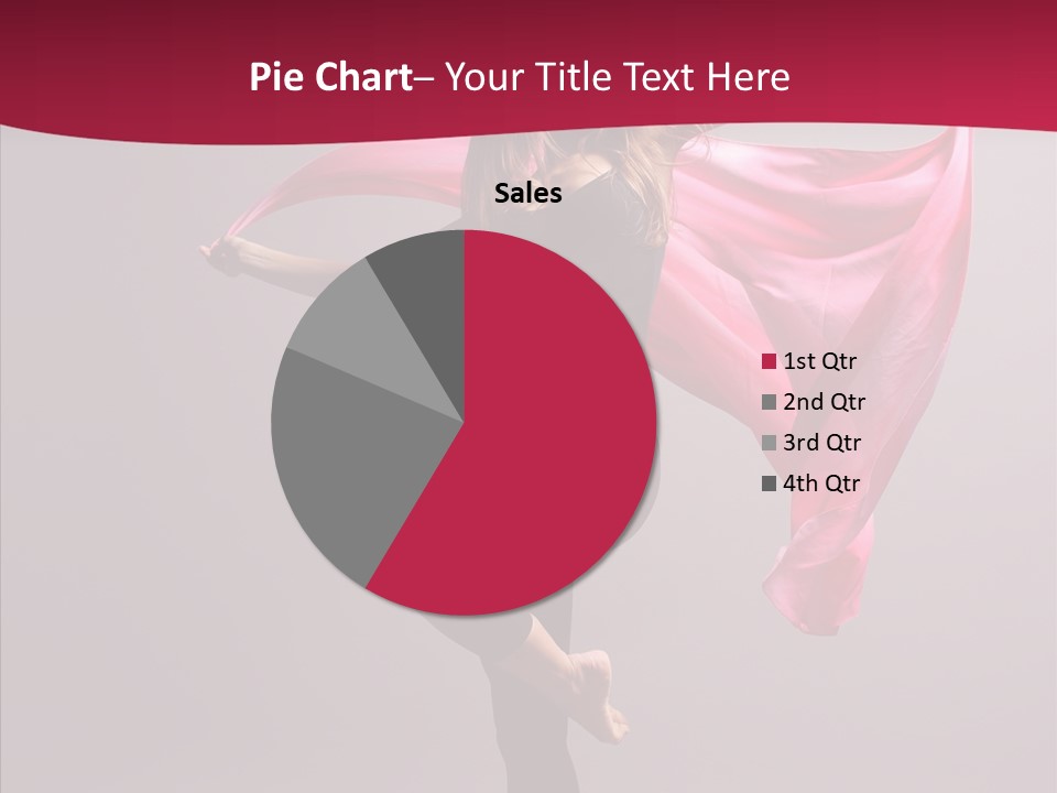 Fabric Balance Jump PowerPoint Template