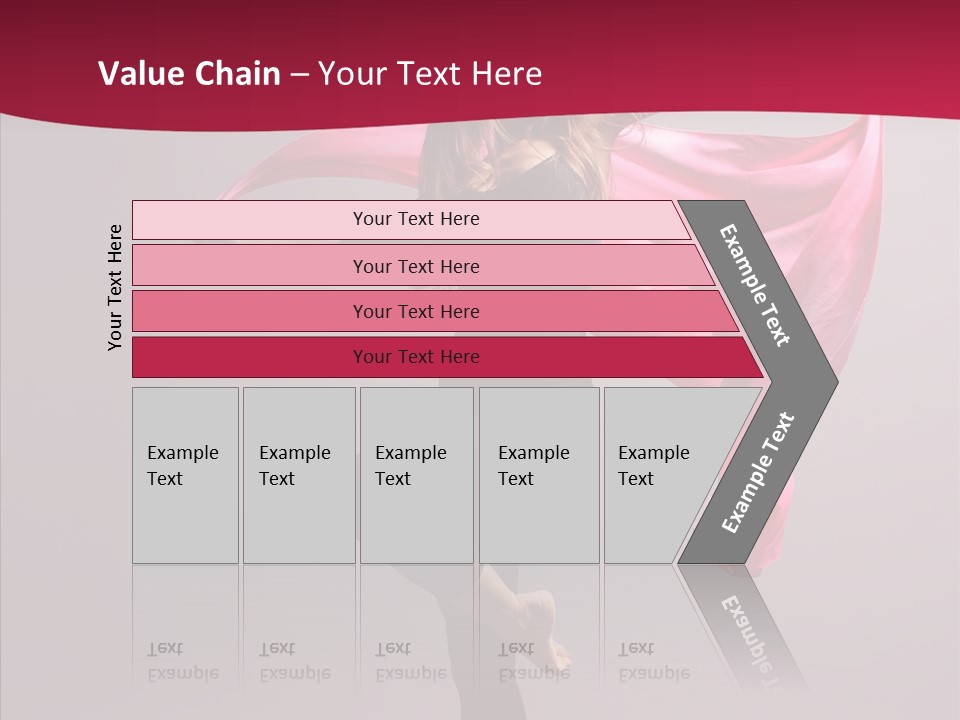 Fabric Balance Jump PowerPoint Template