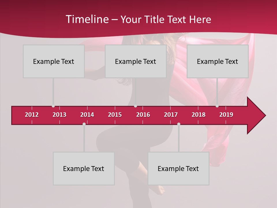 Fabric Balance Jump PowerPoint Template
