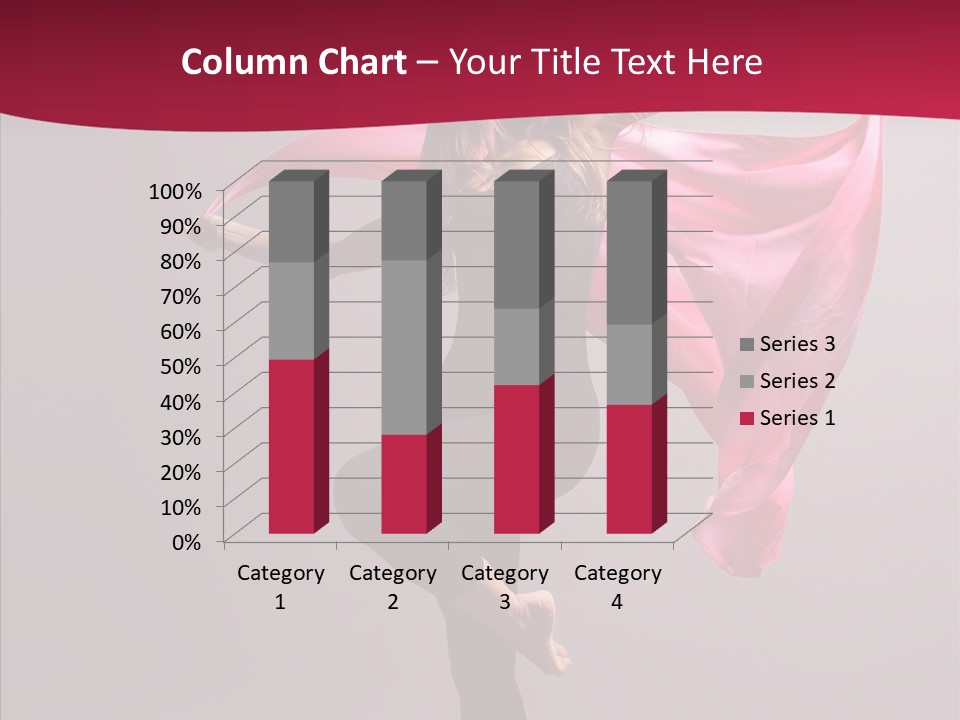 Fabric Balance Jump PowerPoint Template