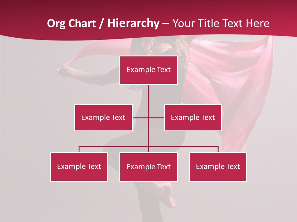 Fabric Balance Jump PowerPoint Template