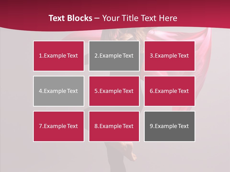 Fabric Balance Jump PowerPoint Template