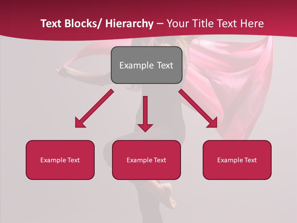 Fabric Balance Jump PowerPoint Template