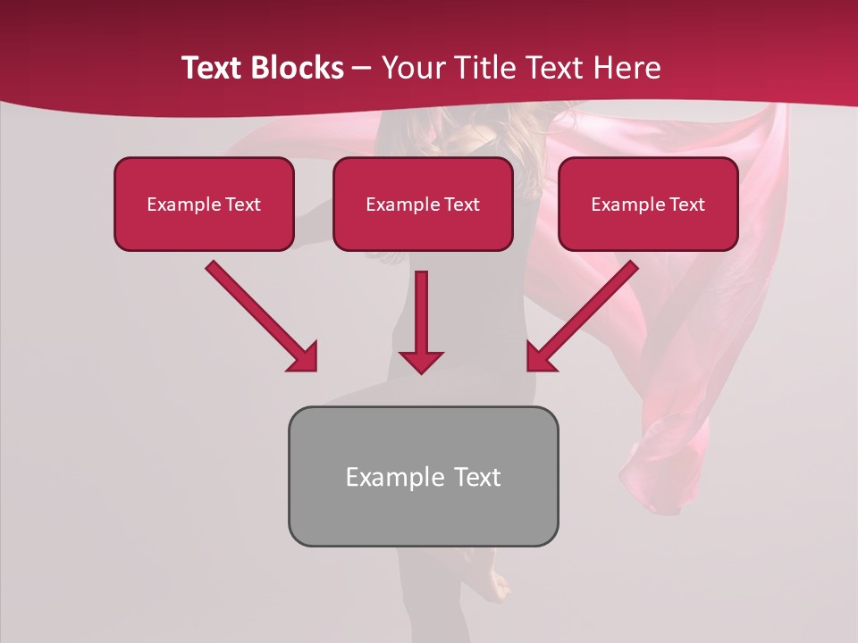 Fabric Balance Jump PowerPoint Template