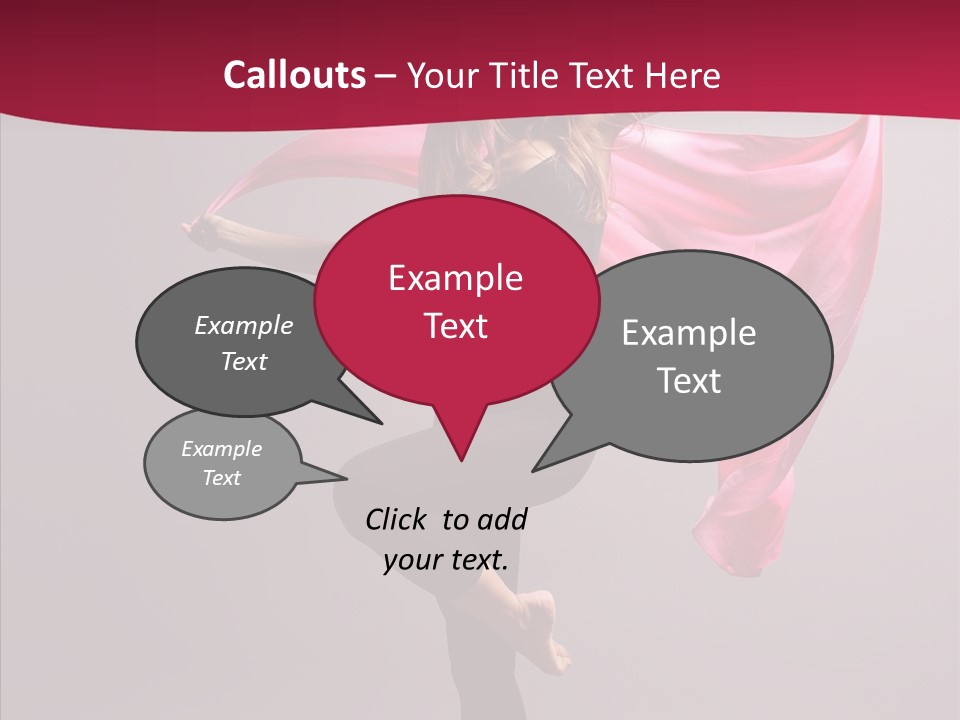 Fabric Balance Jump PowerPoint Template