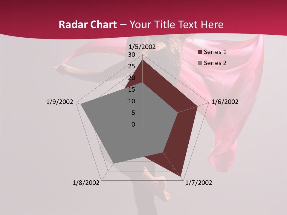 Fabric Balance Jump PowerPoint Template