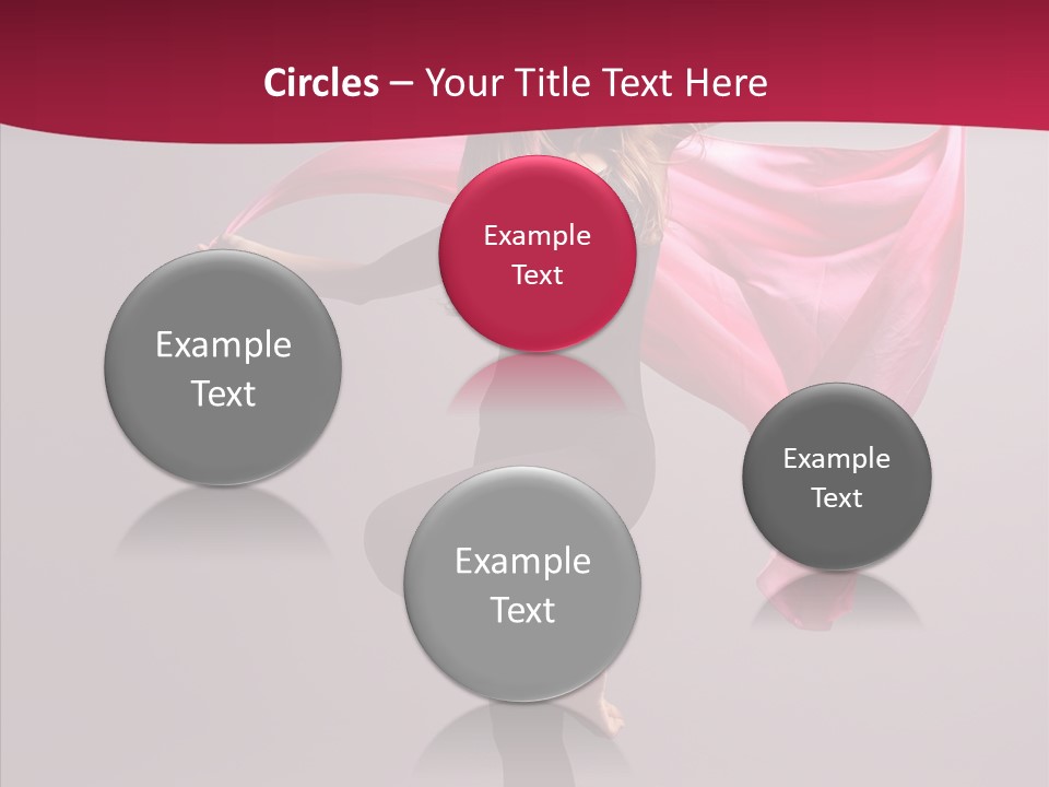 Fabric Balance Jump PowerPoint Template