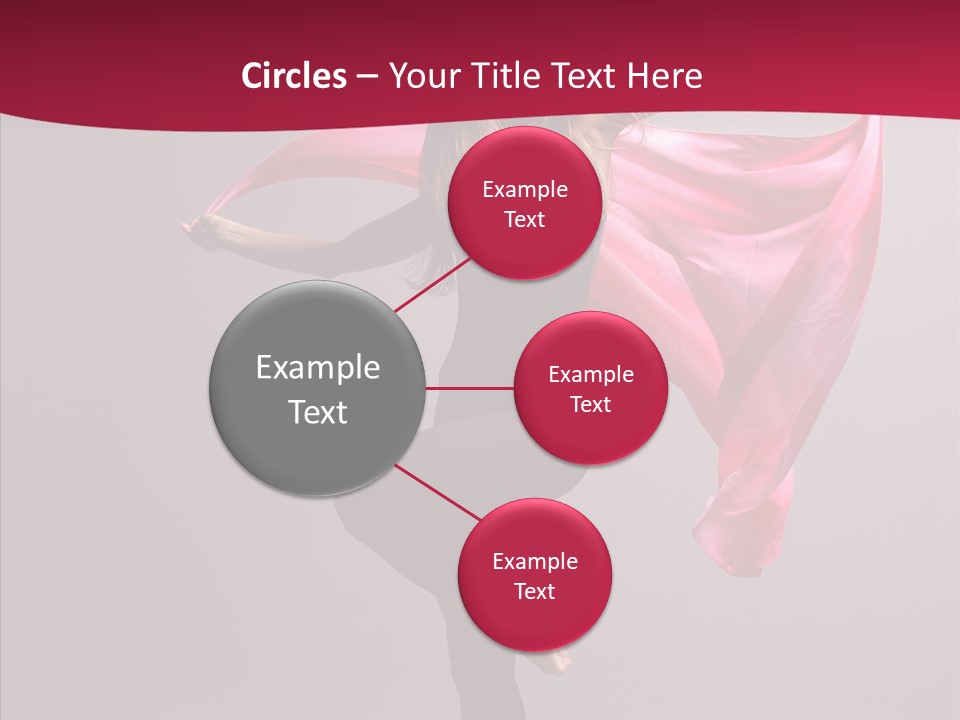 Fabric Balance Jump PowerPoint Template