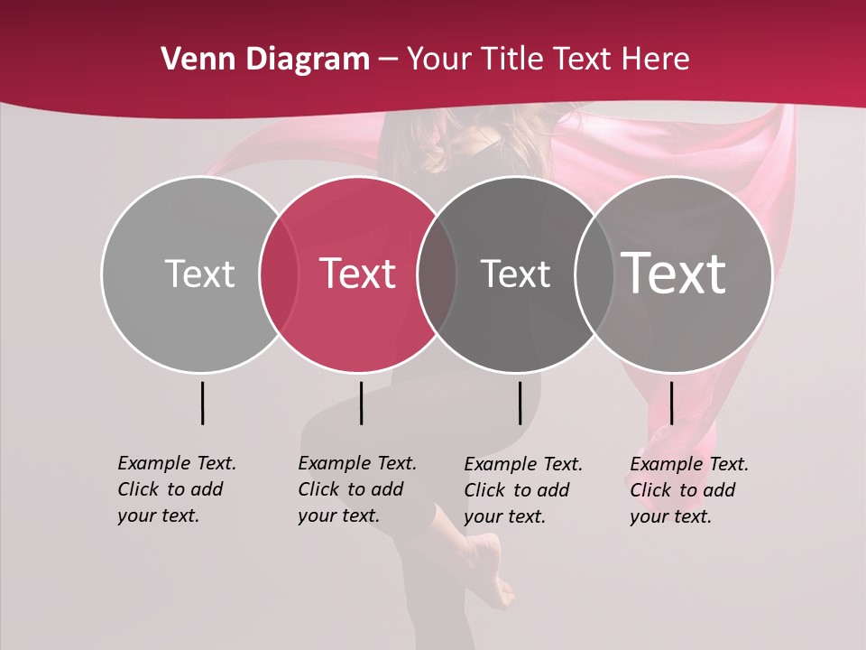 Fabric Balance Jump PowerPoint Template