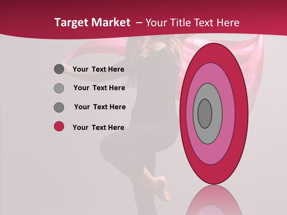 Fabric Balance Jump PowerPoint Template