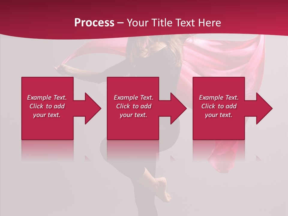 Fabric Balance Jump PowerPoint Template