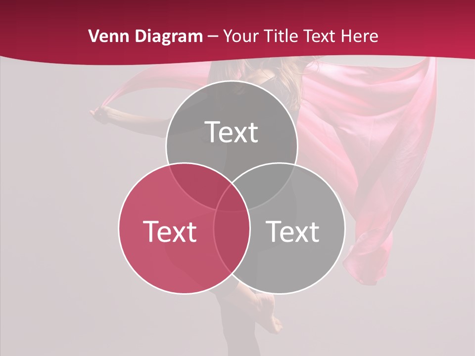 Fabric Balance Jump PowerPoint Template