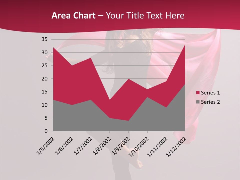 Fabric Balance Jump PowerPoint Template
