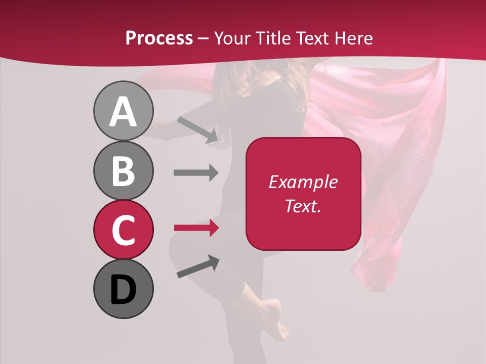 Fabric Balance Jump PowerPoint Template