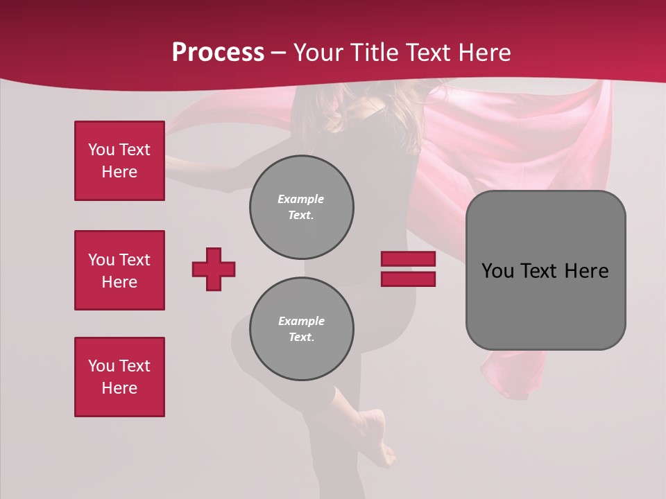 Fabric Balance Jump PowerPoint Template