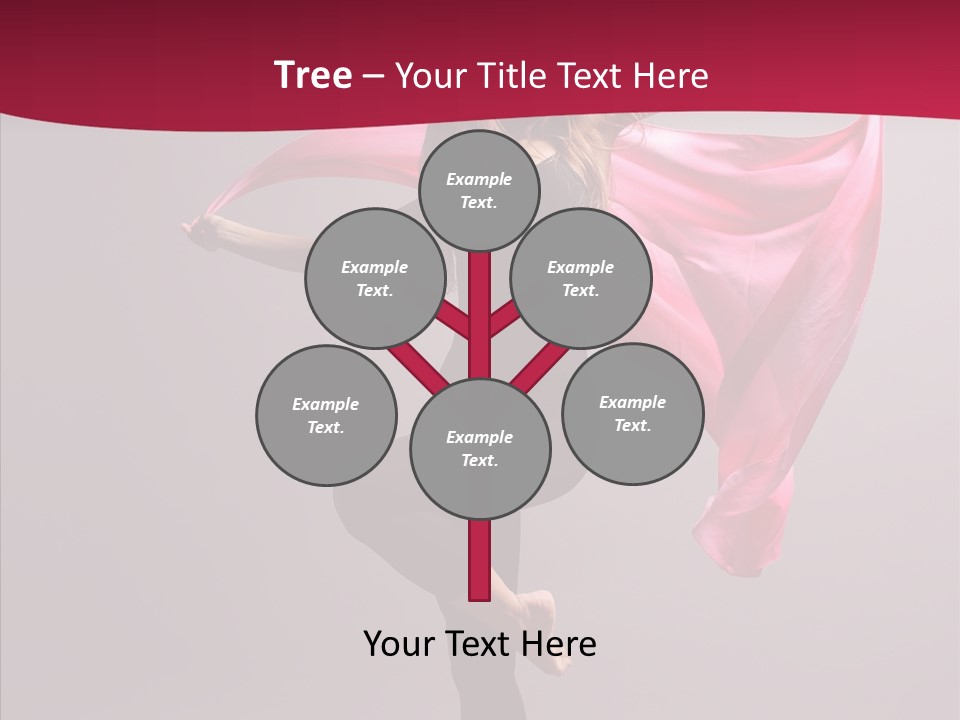 Fabric Balance Jump PowerPoint Template