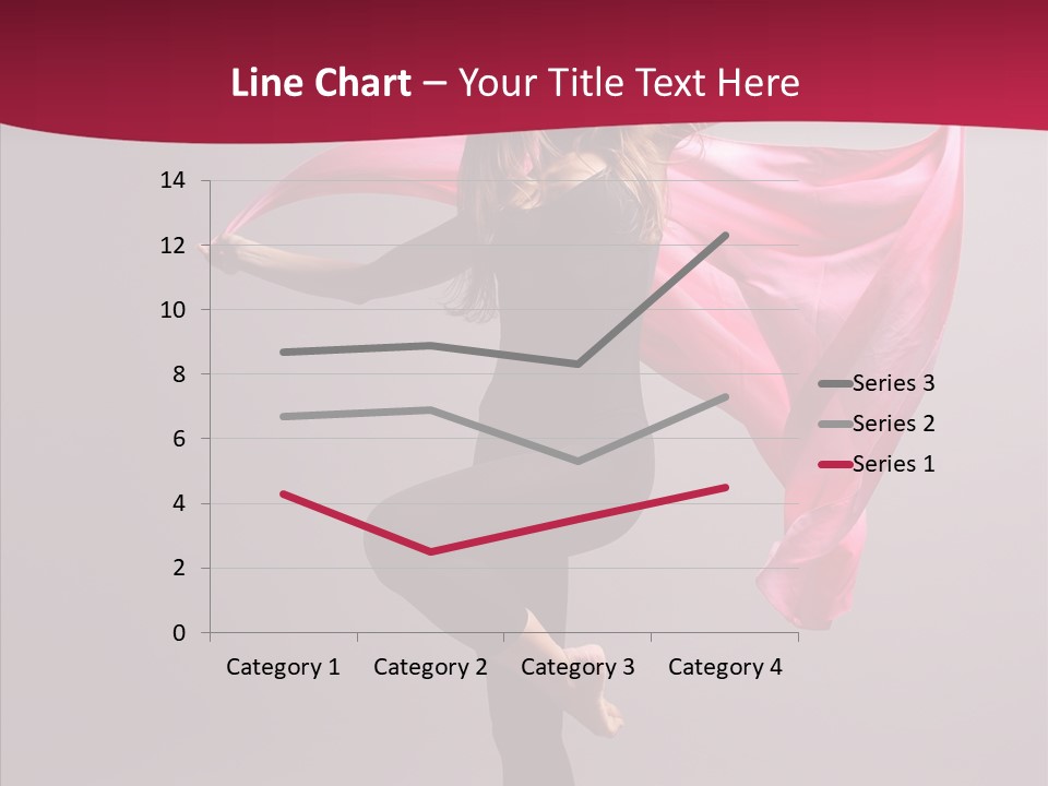 Fabric Balance Jump PowerPoint Template