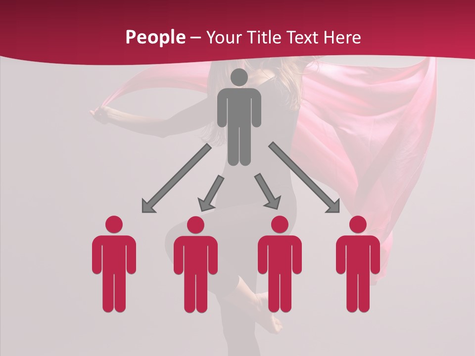 Fabric Balance Jump PowerPoint Template