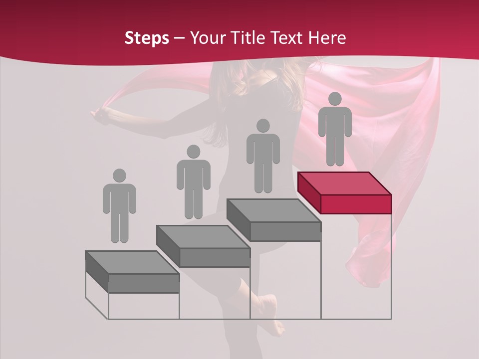 Fabric Balance Jump PowerPoint Template