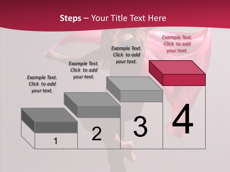 Fabric Balance Jump PowerPoint Template