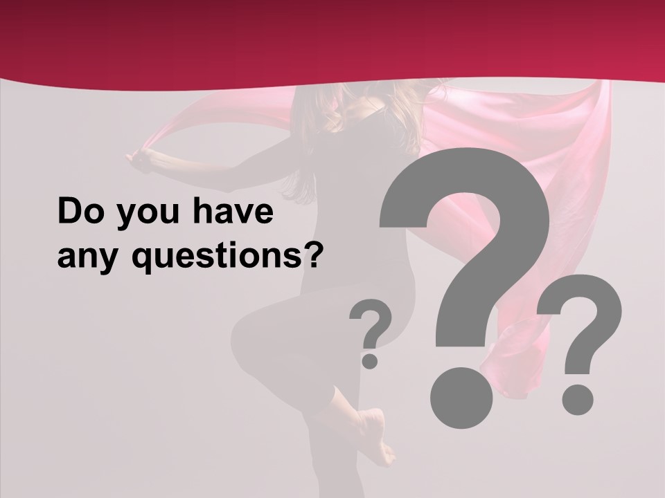 Fabric Balance Jump PowerPoint Template