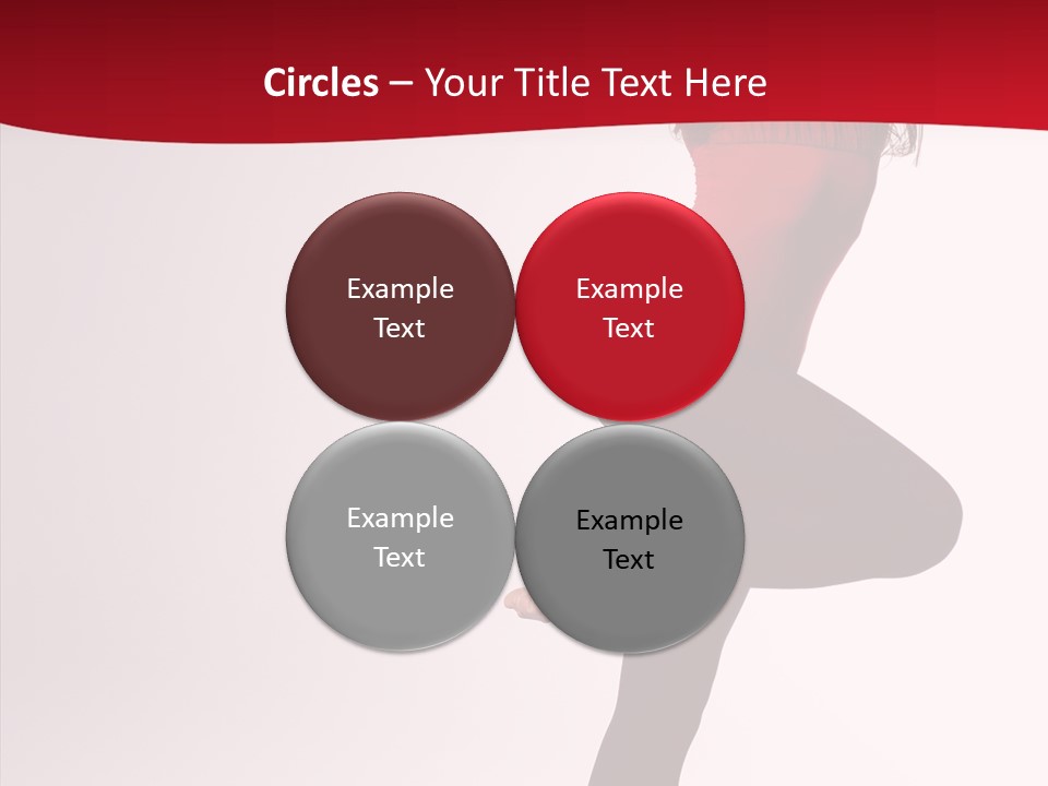 Modern Woman Performance PowerPoint Template