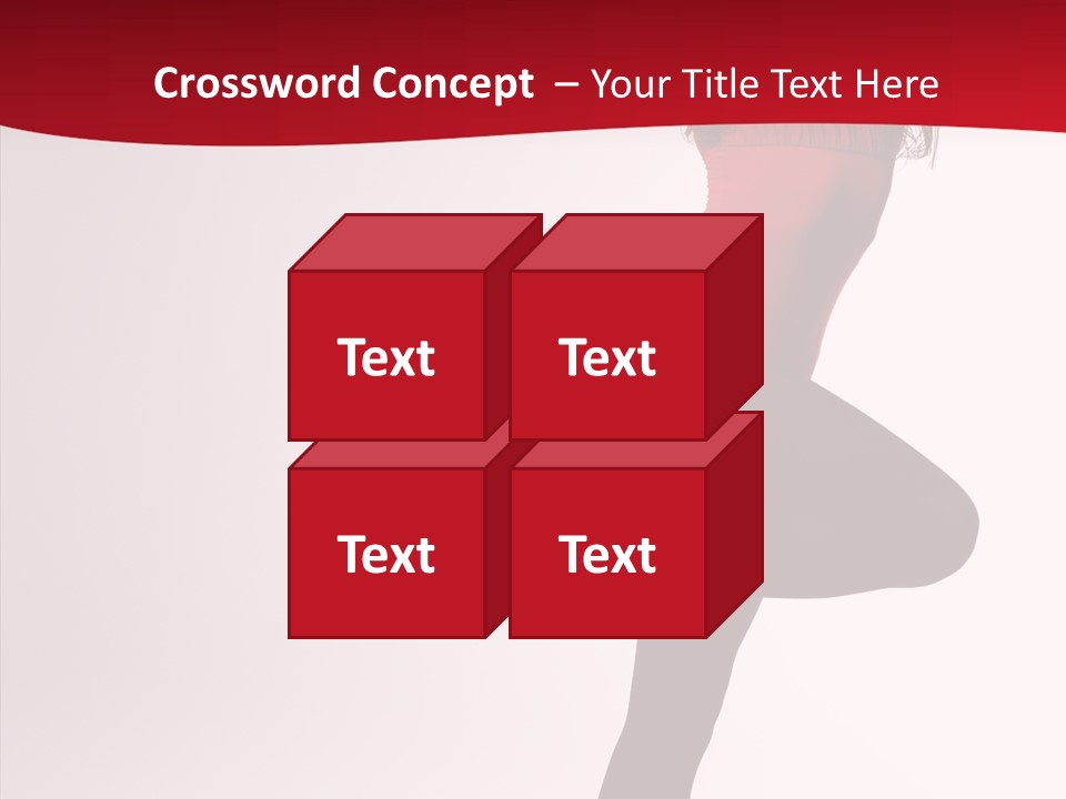 Modern Woman Performance PowerPoint Template