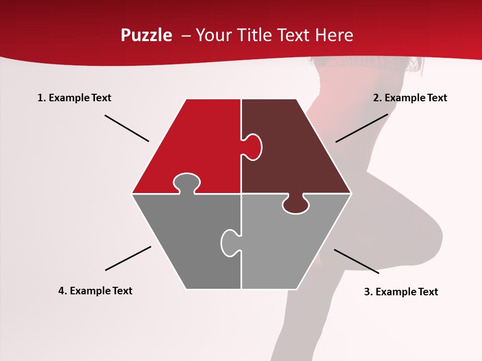 Modern Woman Performance PowerPoint Template