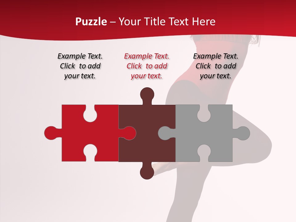 Modern Woman Performance PowerPoint Template