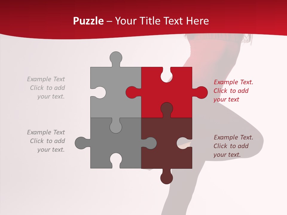 Modern Woman Performance PowerPoint Template